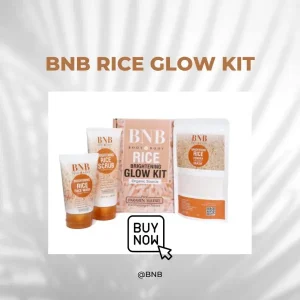 bnb whitening rice extract bright glow kit 1