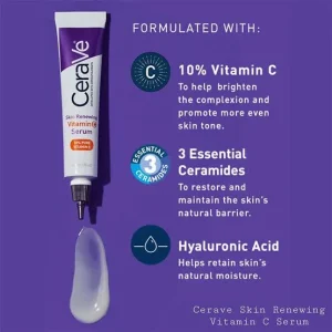 cerave vitamin c serum brighten and enhance your complexion 1 ounce 30ml 4