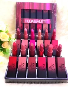 huda bullet matte lipstick pack off 12 3 1