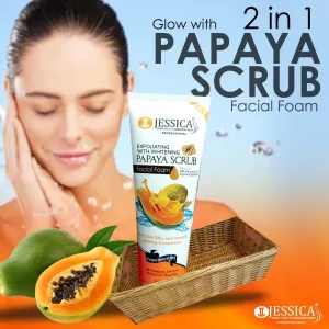jessica-exfoliating-with-whitening-papaya-scrub-face-wash – 1