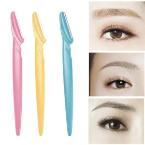 Eyebrow Razor Eyebrow Face Hair Removal & Shaper (3 Pieces)