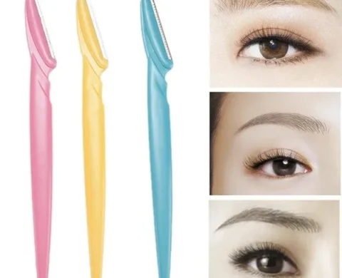 Eyebrow Razor Eyebrow Face Hair Removal & Shaper (3 Pieces)