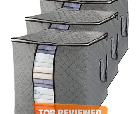 Home Storage Bag Organizer (Pack of 3 Bags)