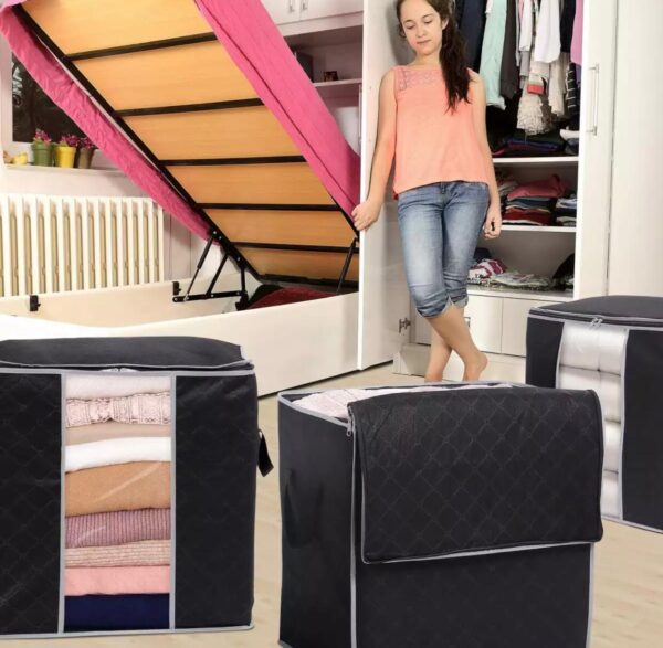 Home Storage Bag Organizer (Pack of 3 Bags)