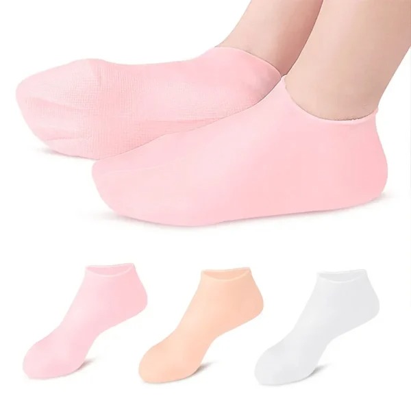 1 Pair Silicone Moisturizing Socks