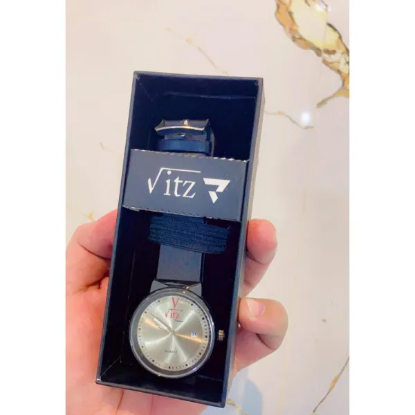 VITZ Premium Men Watch Quartz Leather Straps